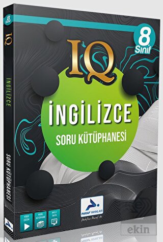 8. Sınıf IQ İngilizce Soru Kütüphanesi PRF Yayınla