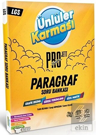 8. Sınıf Jett Paragraf Soru Bankası Ünlüler Karmas