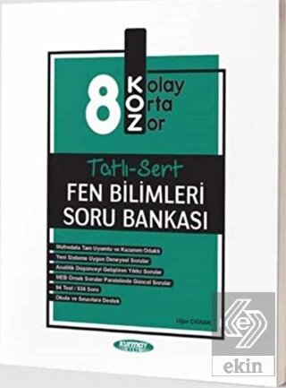Kurmay ELT 8. Sınıf Fen Bilimleri KOZ Soru Bankası