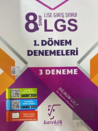 8.Sınıf LGS 1.Dönem Denemeleri 3 Deneme