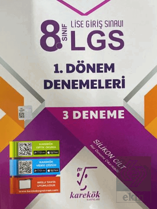 8.Sınıf LGS 1.Dönem Denemeleri 3 Deneme