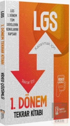 8. Sınıf LGS 1. Dönem Tüm Dersler Tekrar Kitabı