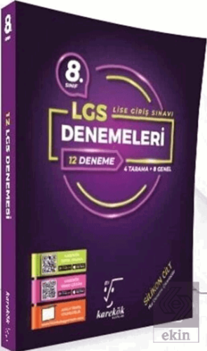8. Sınıf LGS 12'li Deneme Seti