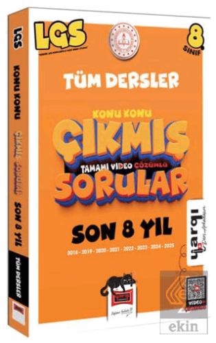 8. Sınıf LGS 2018-2025 Tüm Dersler Konu Konu Son 8 Yıl Çıkmış Sorular