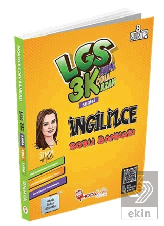 Hoca Kafası Yayınları 8. Sınıf LGS 3K Serisi İngil