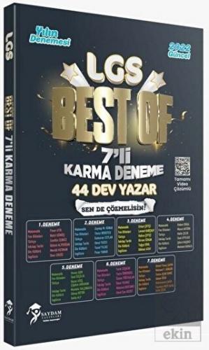 8. Sınıf LGS Best of 7'li Karma Deneme Saydam Yayı