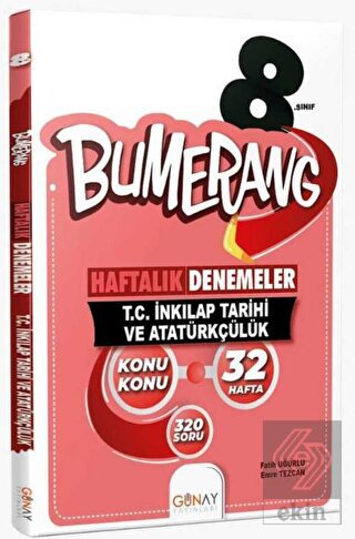 8. Sınıf LGS Bumerang 32 Haftalık T.C İnkılap Tari