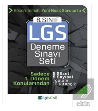 8. Sınıf LGS Deneme Sınavı Seti