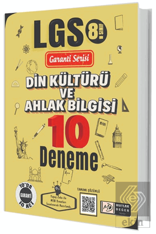 8. Sınıf LGS Din Kültürü ve Ahlak Bilgisi 10 Deneme