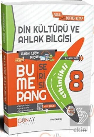 Günay 8.Sınıf Din Kültürü ve Ahlak Bilgisi Etkinlikli Bumerang