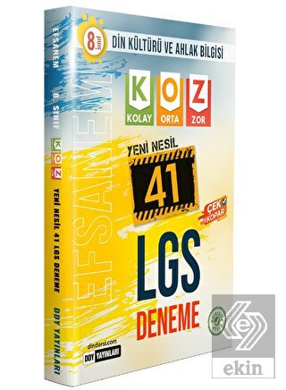 8. Sınıf LGS Din Kültürü ve Ahlak Bilgisi Efsane 4