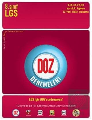 8.Sınıf LGS Doz Denemeleri Tonguç Akademi