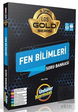 8. Sınıf LGS Fen Bilimleri Gold Serisi Soru Bankas