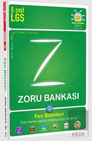 8. Sınıf LGS Fen Bilimleri Zoru Bankası Tonguç Aka