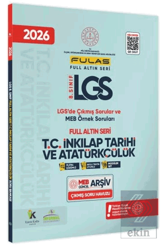 8. Sınıf LGS Full Altın Seri İnkılap Tarihi ve Atatürkçülük MEB Çıkmış