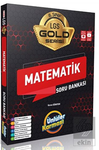 8. Sınıf LGS Gold Serisi Matematik Soru Bankası Ün