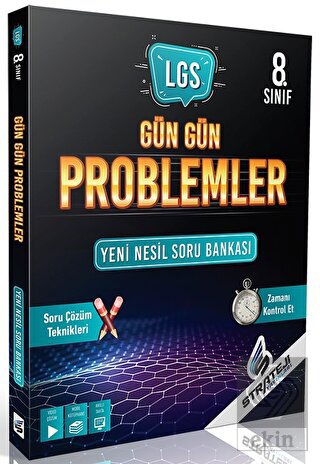 8. Sınıf LGS Gün Gün Problemler Yeni Nesil Soru Ba