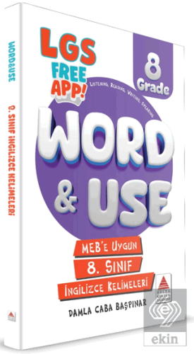 8. Sınıf LGS İngilizce Kelimeleri