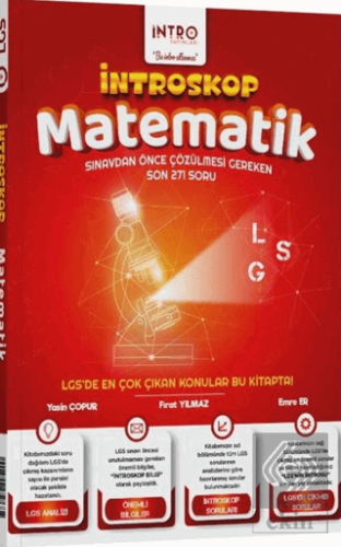 8. Sınıf LGS Matematik İntroskop Soru Bankası Fırat Yılmaz İntro Yayın