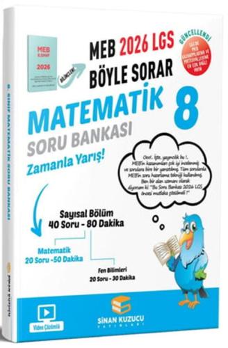8. Sınıf LGS Matematik MEB Böyle Sorar Soru Bankası