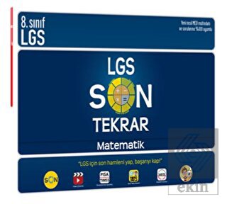 8. Sınıf LGS Matematik Son Tekrar