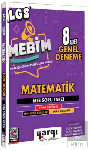 8. Sınıf LGS MEBİM Matematik 8 Adet Genel Deneme