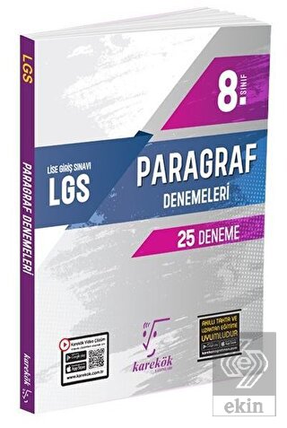8. Sınıf LGS Paragraf Denemeleri