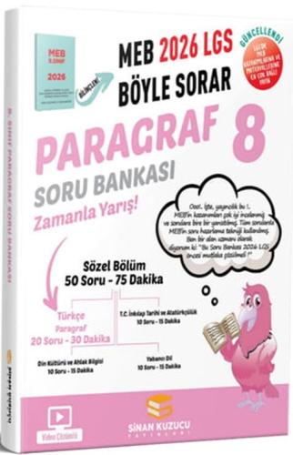 8. Sınıf LGS Paragraf MEB Böyle Sorar Soru Bankası