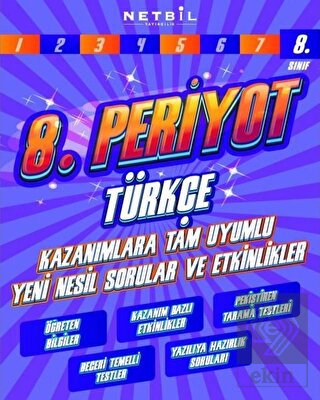 8. Sınıf LGS Periyot Türkçe Etkinlikli Soru Bankası