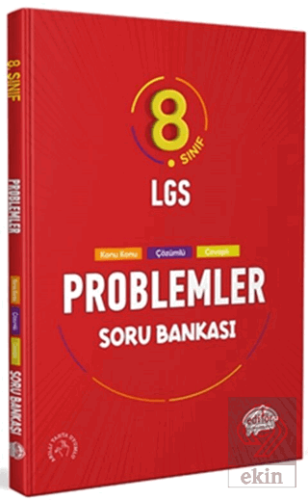 8. Sınıf LGS Problemler Soru Bankası Editör Yayıne