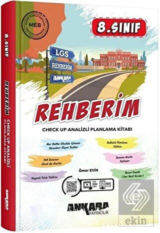 8. Sınıf LGS Rehberim Check Up Analizli Planlama K