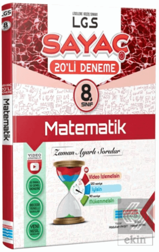 8. Sınıf LGS Sayaç Matematik 20'li Deneme Evrensel