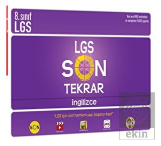 8. Sınıf LGS Son Tekrar İngilizce