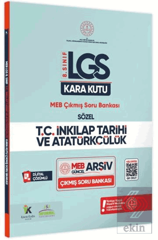 8. Sınıf LGS T.C İnkılap Tarihi ve Atatürkçülüğün Kara Kutusu Dijital 