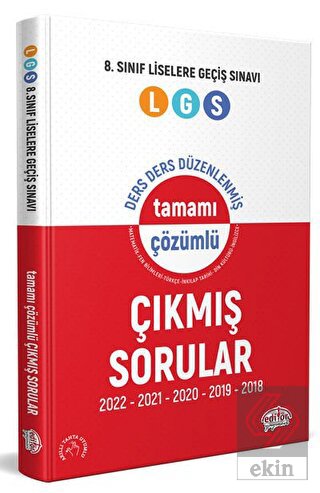 8. Sınıf LGS Tamamı Çözümlü Çıkmış Sorular