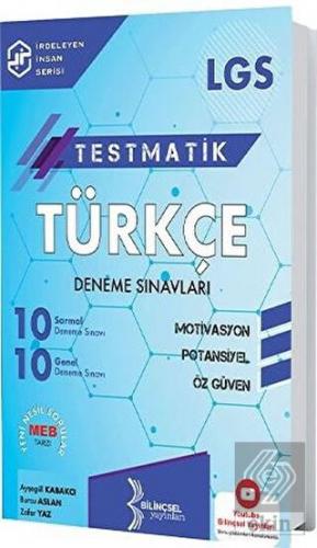 8. Sınıf LGS Testmatik Türkçe Deneme Sınavları