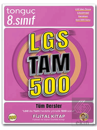 8. Sınıf LGS Tüm Dersler Fijital Tam 500 Soru Bankası