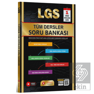 8. Sınıf LGS Tüm Dersler Soru Bankası 1.Dönem Sonu