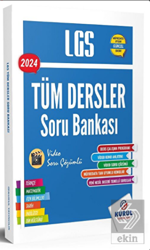 8. Sınıf LGS Tüm Dersler Soru Bankası Video Çözüml