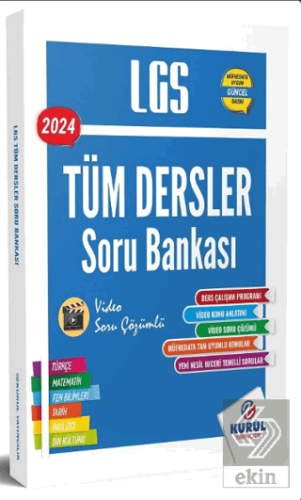 8. Sınıf LGS Tüm Dersler Soru Bankası Video Çözüml