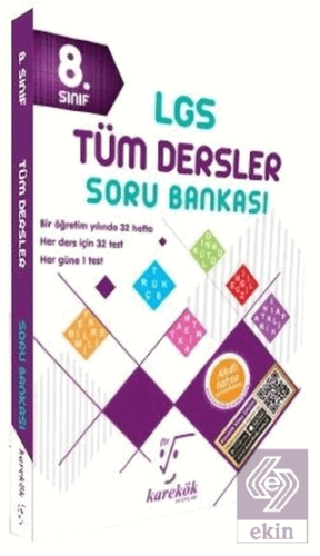8. Sınıf LGS Tüm Dersler Soru Bankası