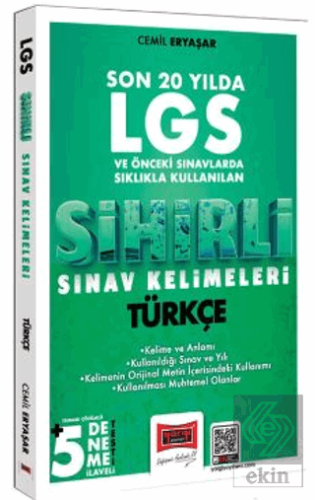 8. Sınıf LGS Türkçe Son 20 Yılda Sıklıkla Kullanılan Sihirli Sınav Kel