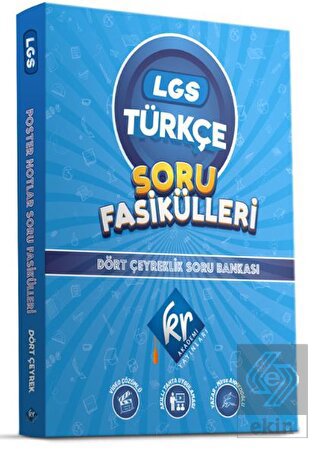 8. Sınıf LGS Türkçe Soru Fasikülleri Dört Çeyrekli