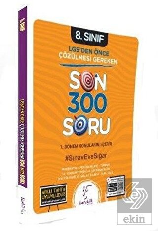 8. Sınıf LGS'den Önce Çözülmesi Gereken Son 300 So