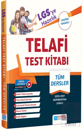 8. Sınıf LGS'ye Hazırlık Tüm Dersler Telafi Test K