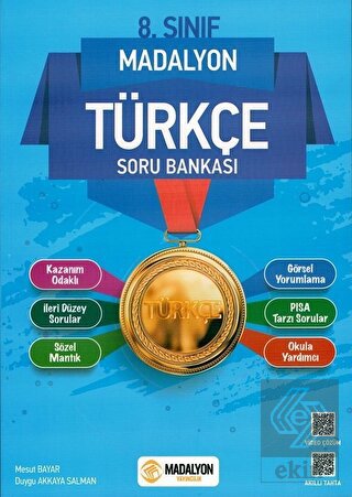 8. Sınıf Madalyon Türkçe Soru Bankası Madalyon Yay