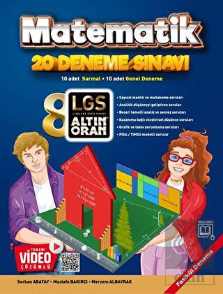 8.Sınıf Matematik 20 Deneme Sınavı