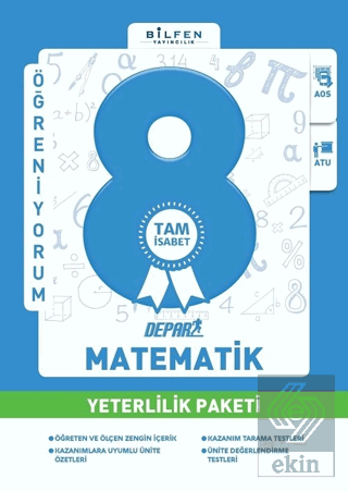 8. Sınıf Matematik Depar Tam İsabet Yeterlilik Paketi