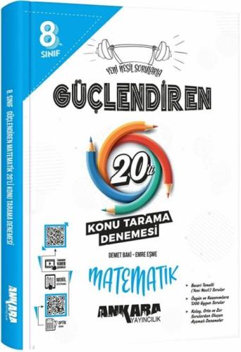 8. Sınıf Matematik Güçlendiren 20 Konu Tarama Denemesi