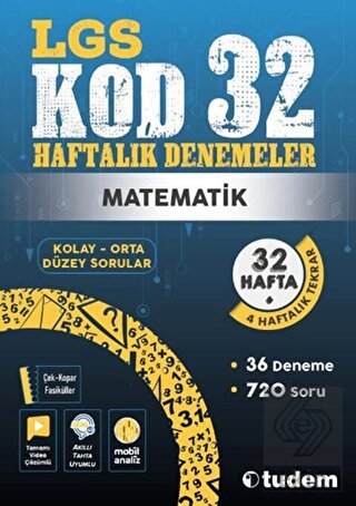 8. Sınıf Matematik Kod 32 Haftalık Denemeleri